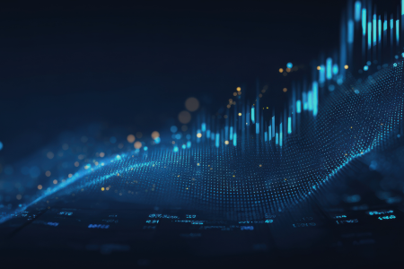 Market data showing a continual increase upward.